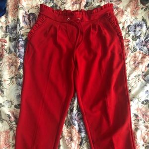 BBJ Los Angeles|| Red Dress Pants